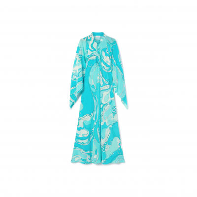 PUCCI ORCHIDEE PRINT LONG KAFTAN 5URL365U733019